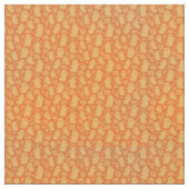 Cute Oranje Ghost Pattern Stof (Close Up)