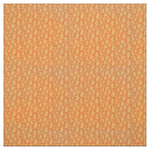 Cute Oranje Ghost Pattern Stof (Swatch)