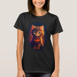Cute Oranje Kitten T-shirt