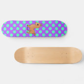 Cute Oranje Llama Persoonlijk Skateboard (Horizontaal)