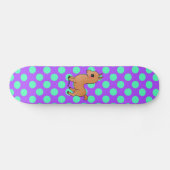 Cute Oranje Llama Persoonlijk Skateboard (Horizontaal)