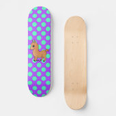Cute Oranje Llama Persoonlijk Skateboard (Voorkant)