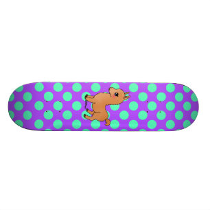 Cute Oranje Llama Persoonlijk Skateboard