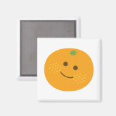 Cute Oranje Magneet (Voorkant / Achterkant)