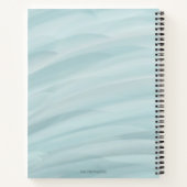 Cute Oranje Paarse Mermaid Illustration Notitieboek (Achterkant)