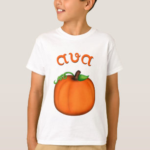 Cute Oranje pompoen voor Ava T-shirt