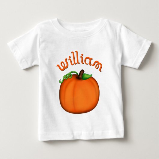 Cute Oranje Pumpkin voor William (Voorkant)