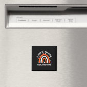 Cute Oranje Ribbon Ms Warrior Multiple Sclerosis A Magneet (Insitu (Vaatwasser))
