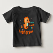 Cute oranje seahorse (Voorkant)