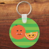Cute Oranje Sleutelhanger (Voorkant)