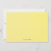 Cute Oranje Slice Summer Party Invitation Kaart (Achterkant)