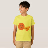 Cute Oranje T-shirt (Voorkant volledig)