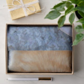 Cute Oranje Tabby Cat Decoupage Tissuepapier (Geschenk)