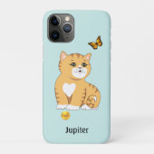 Cute Oranje Tabby Kitty Cat Case-Mate iPhone Case (Achterkant)