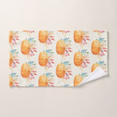 Cute Oranje Waterverf Pumpkin Pattern Bad Handdoek (Handdoek)