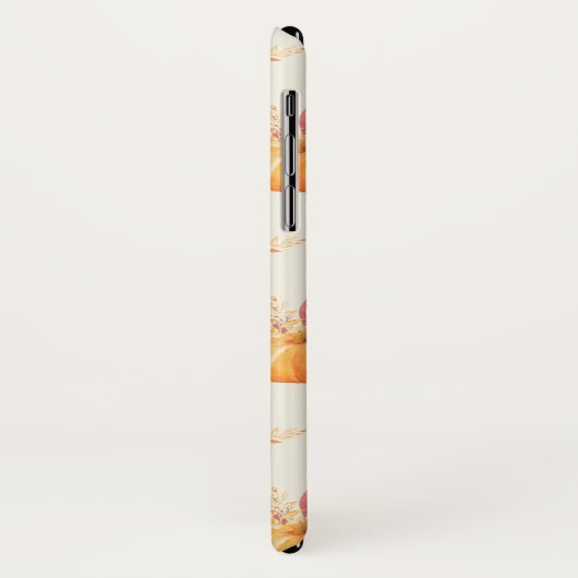 Cute Oranje Waterverf Pumpkin Pattern Case-Mate iPhone Case (Achterkant/links)