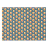 Cute Oranje Waterverf Pumpkin Pattern Tafelkleed (Voorkant (Horizontaal))