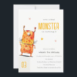 Cute Oranje Yellow One Eyed Monster Kids Birthday Kaart<br><div class="desc">Cute One Eyed Monster Kinder Collectie - het is een Cute Elegant Simple Minimal waterverf Illustration of schattig klein monster met vleugels en hart, met kleurrijk uiterlijk perfect voor je kleine leuke verjaardagen en feestdagen. Het is zeer gemakkelijk om, met uw persoonlijke details aan te passen. Als u een ander...</div>