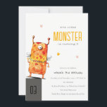 Cute Oranje Yellow One Eyed Monster Kids Birthday Kaart<br><div class="desc">Cute One Eyed Monster Kinder Collectie - het is een Cute Elegant Simple Minimal waterverf Illustration of schattig klein monster met vleugels en hart, met kleurrijk uiterlijk perfect voor je kleine leuke verjaardagen en feestdagen. Het is zeer gemakkelijk om, met uw persoonlijke details aan te passen. Als u een ander...</div>