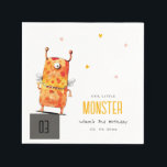Cute Oranje Yellow One Eyed Monster Kids Birthday Servet<br><div class="desc">Cute One Eyed Monster Kinder Collectie - het is een Cute Elegant Simple Minimal waterverf Illustration of schattig klein monster met vleugels en hart, met kleurrijk uiterlijk perfect voor je kleine leuke verjaardagen en feestdagen. Het is zeer gemakkelijk om, met uw persoonlijke details aan te passen. Als u een ander...</div>