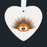Cute Oranje Zee Urchin Ornament<br><div class="desc">Cute Oranje Zee Urchin</div>