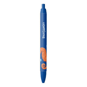 Cute oranje zeepaardbelletjes cartoon illustratie zwarte inkt pen
