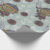 Cute Orc Boy Wrapping Paper Cadeaupapier (Hoek)