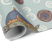 Cute Orc Boy Wrapping Paper Cadeaupapier (Rol Hoek)