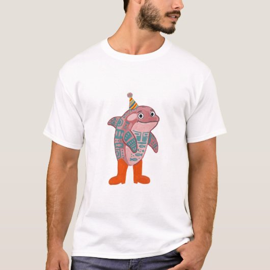 Cute Orca Feesthoed T-Shirt (Voorkant)