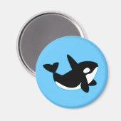 Cute Orca (Killer Whale) Magneet (Voorkant / Achterkant)
