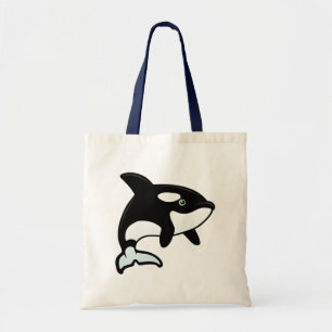 Cute Orca/Killer Whale Tote Bag