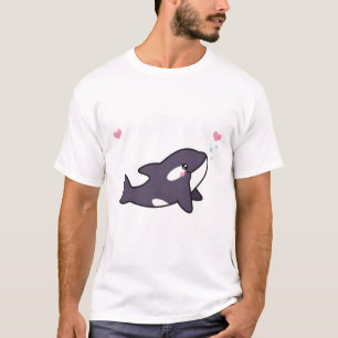 Cute Orca Pandas van de Zee Funny T-shirt