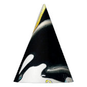 Cute Orca walvis Gezinsinkt Feesthoedjes (Links)