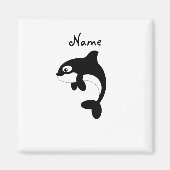 Cute orca walvis magneet (Voorkant)