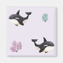 Cute Orca Walvis Patroon Oceaan Zeeleven Kinderkam