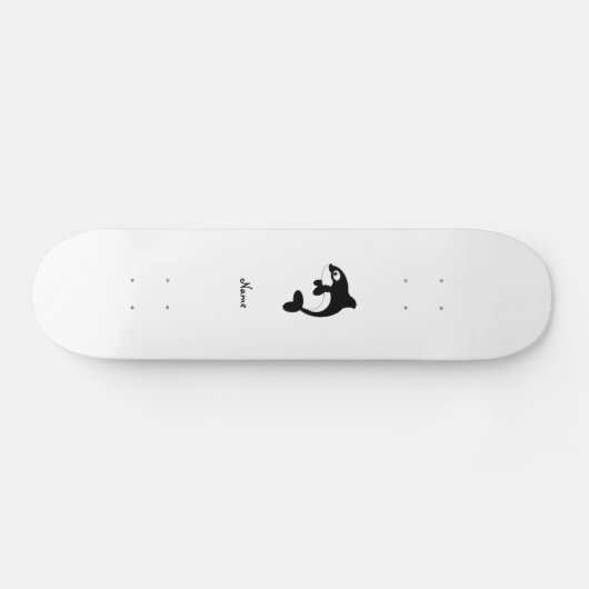 Cute orca walvis skateboard (Horizontaal)