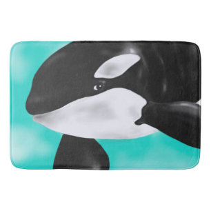 Cute Orca Whale Badmat
