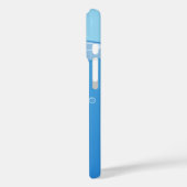 Cute Orca Whale in Ocean met Custom Name Case-Mate iPhone Case (Achterkant / Links)