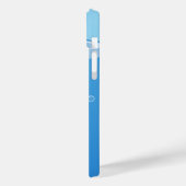 Cute Orca Whale in Ocean met Custom Name Case-Mate iPhone Case (Achterkant / Links)