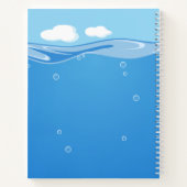 Cute Orca Whale in Ocean Notitieboek (Achterkant)