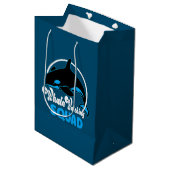 Cute Orca Whale Watchad Squad Zee Animal Medium Cadeauzakje (Voorkant Gekanteld)