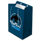 Cute Orca Whale Watchad Squad Zee Animal Medium Cadeauzakje (Achterkant Gekanteld)