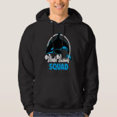 Cute orca whale watching Squad Hoodie (Voorkant)