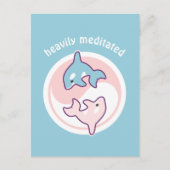 Cute Orca Whale Yin Yang Briefkaart (Voorkant)