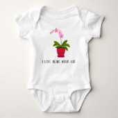 Cute Orchid Cartoon Babysuit Romper (Voorkant)