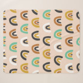 Cute Organic Rainbow Stripes Seamless Pattern Sherpa Deken (Voorkant (horizontaal))