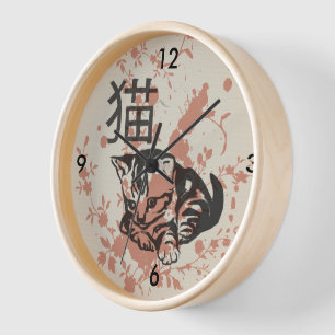 Cute oriental stijl neko cat design