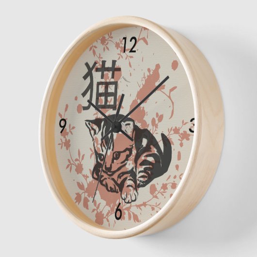 Cute oriental stijl neko cat design (Hoek)