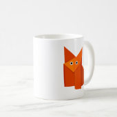 Cute Origami Fox Children's Koffiemok (Voorkant rechts)