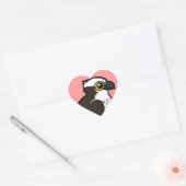 Cute Osprey Hart Sticker (Envelop)